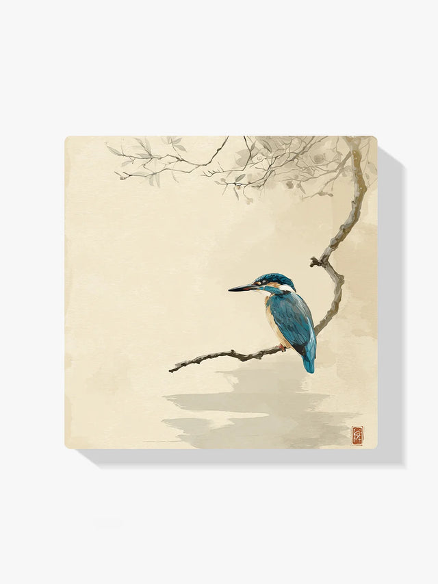 Diamond Painting - Japanse IJsvogel boven de Mist