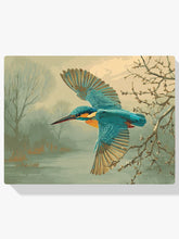 Diamond Painting - IJsvogelkunst in Zachte Nevel