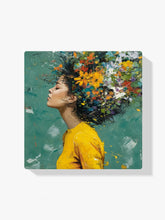 Diamond Painting - Het meisje en de bloemen