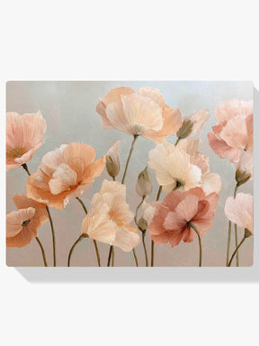 Diamond Painting - Klaprozen in zachte kleuren