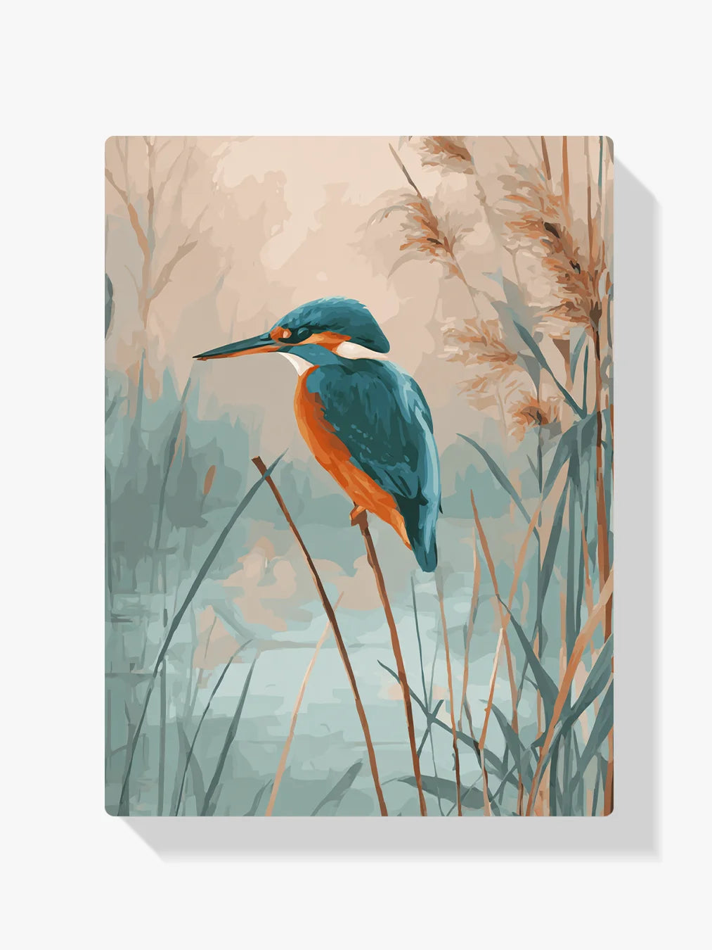 Diamond Painting - IJsvogel bij Zonsopkomst