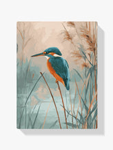 Diamond Painting - IJsvogel bij Zonsopkomst