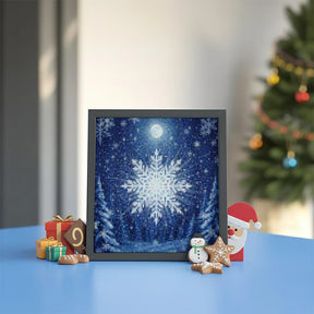 Mini Diamond Painting - Kleine sneeuwvlok burst