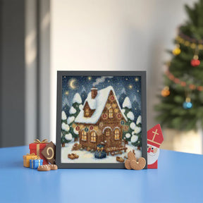 Mini Diamond Painting - Klein huisje met lampjes