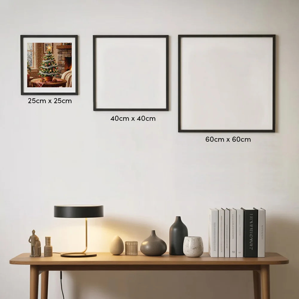 Mini Diamond Painting - Mini kerstboom sprankel