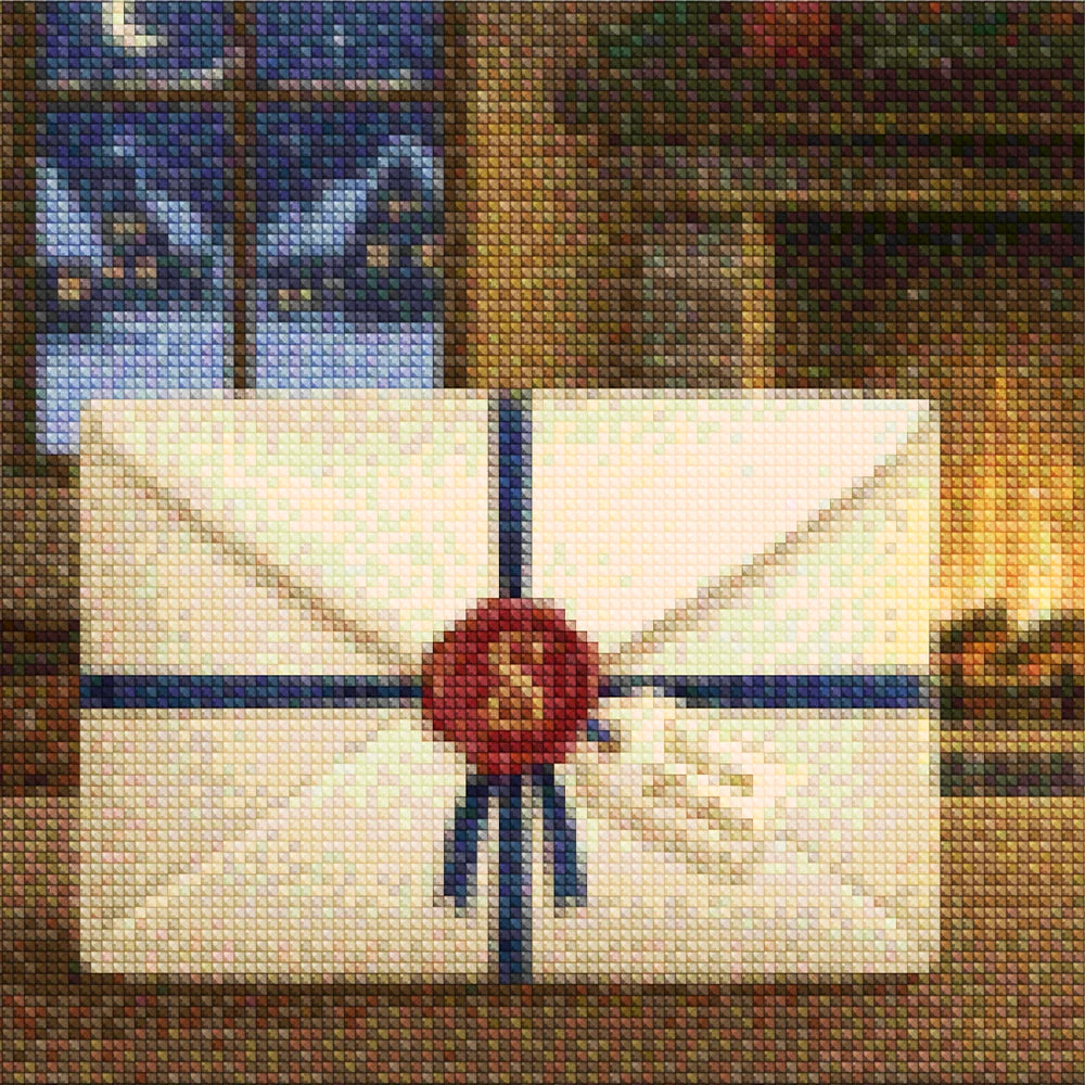 Mini Diamond Painting - Envelop met warme wensen