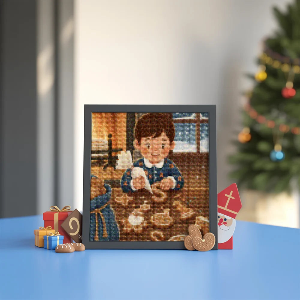 Mini Diamond Painting - Gemberbroodvreugde