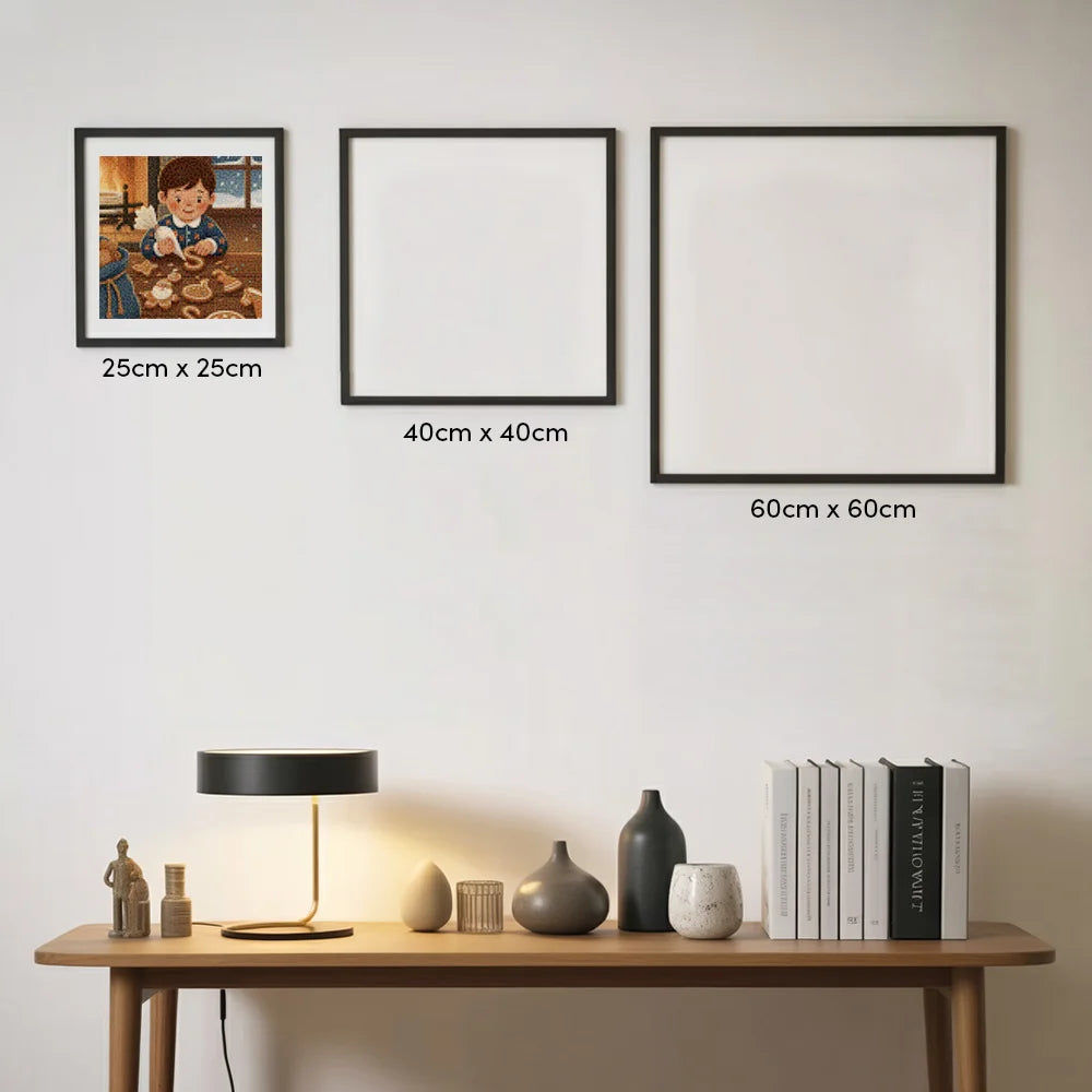 Mini Diamond Painting - Gemberbroodvreugde