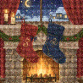 Mini Diamond Painting - Gezellige sokken