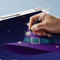 Mini Diamond Painting - Heksenhoed & Sterren