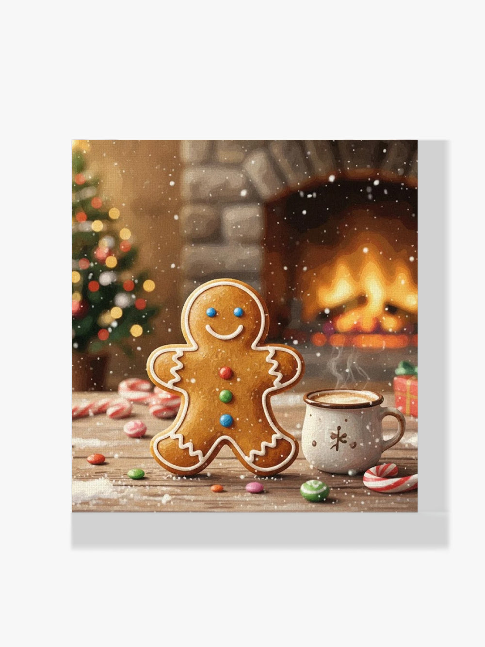 Mini Diamond Painting - Klein peperkoekkoekje