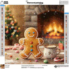 Mini Diamond Painting - Klein peperkoekkoekje