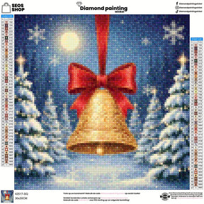 Mini Diamond Painting - Kleine kerstbel