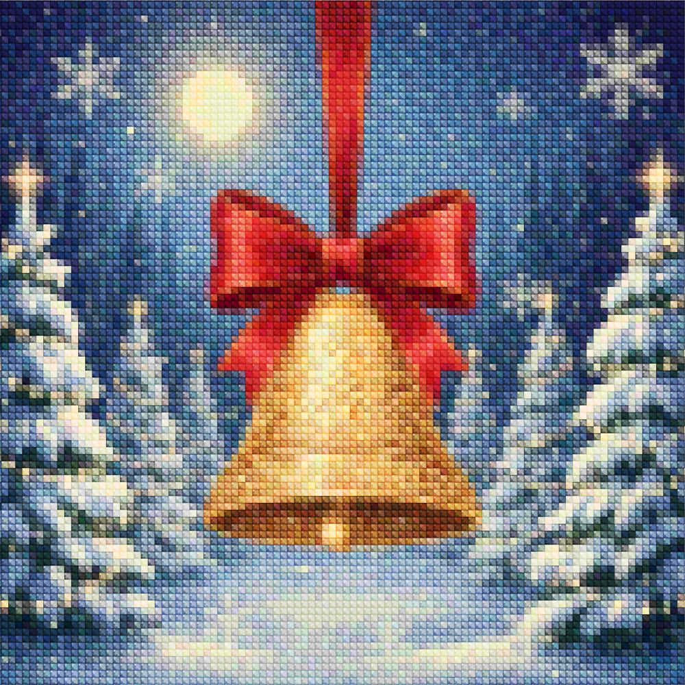 Mini Diamond Painting - Kleine kerstbel