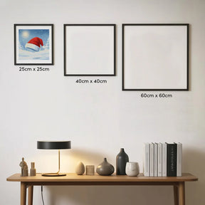 Mini Diamond Painting - Kleine kerstmanmuts-icoon