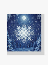 Mini Diamond Painting - Kleine sneeuwvlok burst