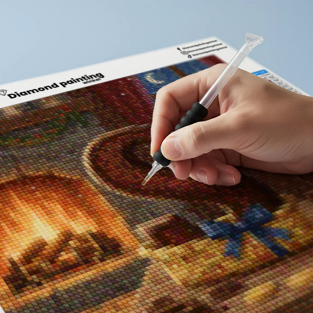 Mini Diamond Painting - Letter S Chocolade