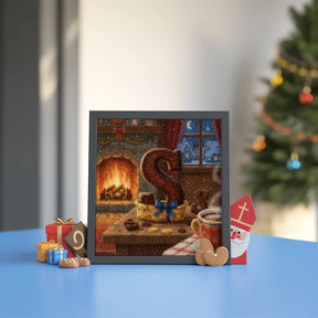 Mini Diamond Painting - Letter S Chocolade