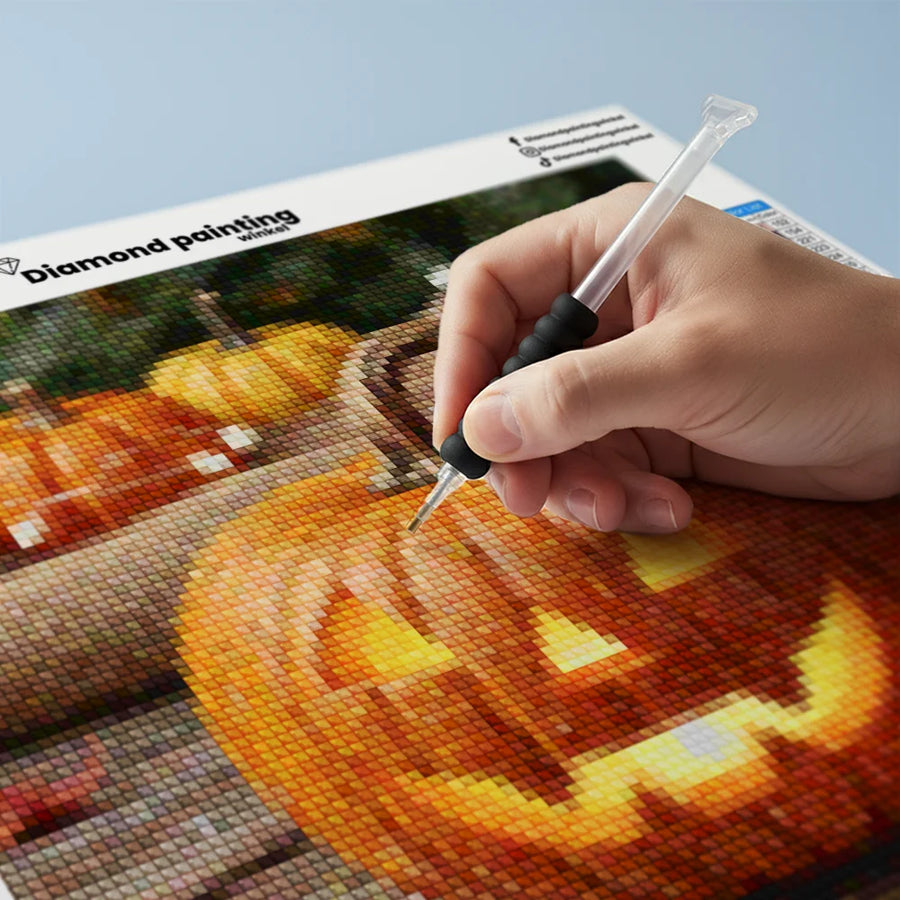 Mini Diamond Painting - Mini Jack-O'-Lantaarn