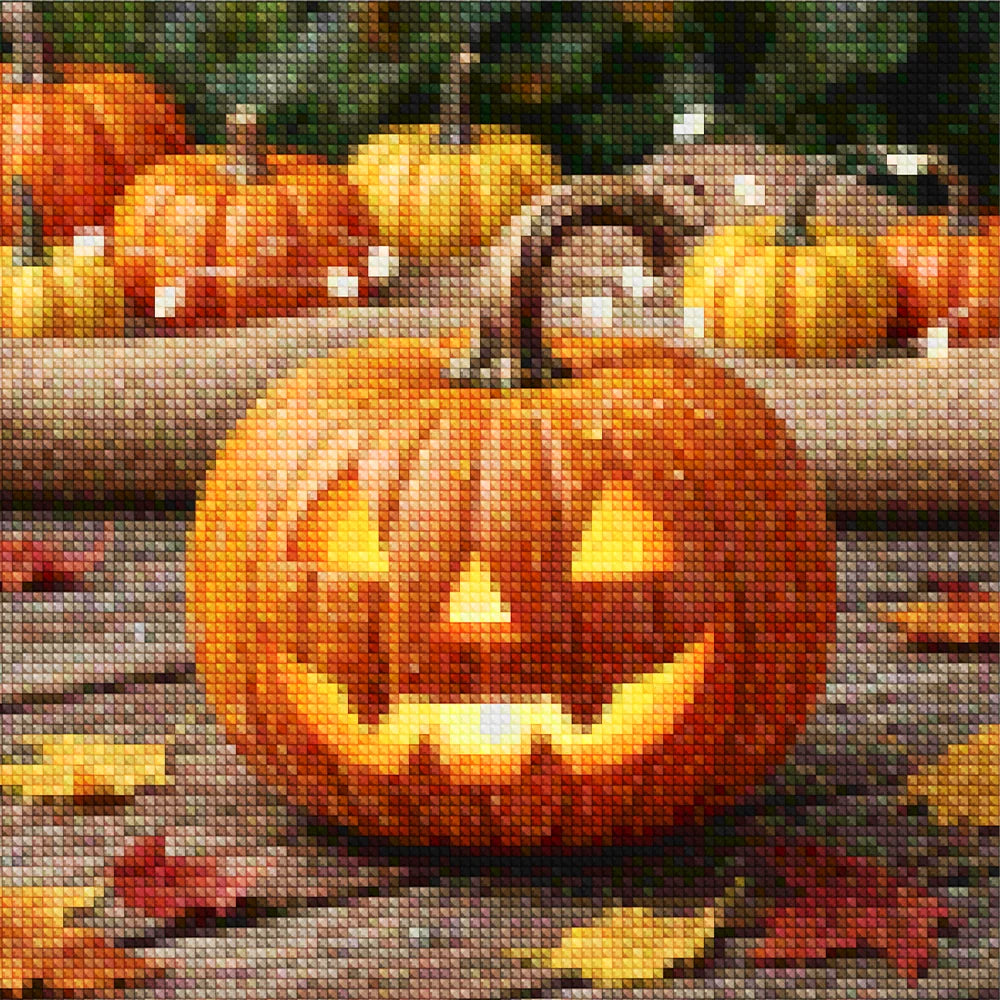 Mini Diamond Painting - Mini Jack-O'-Lantaarn