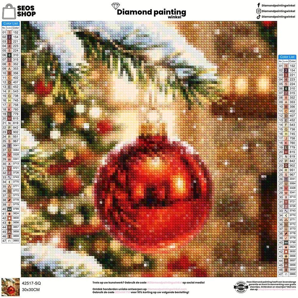 Mini Diamond Painting - Mini Ornament Gloed