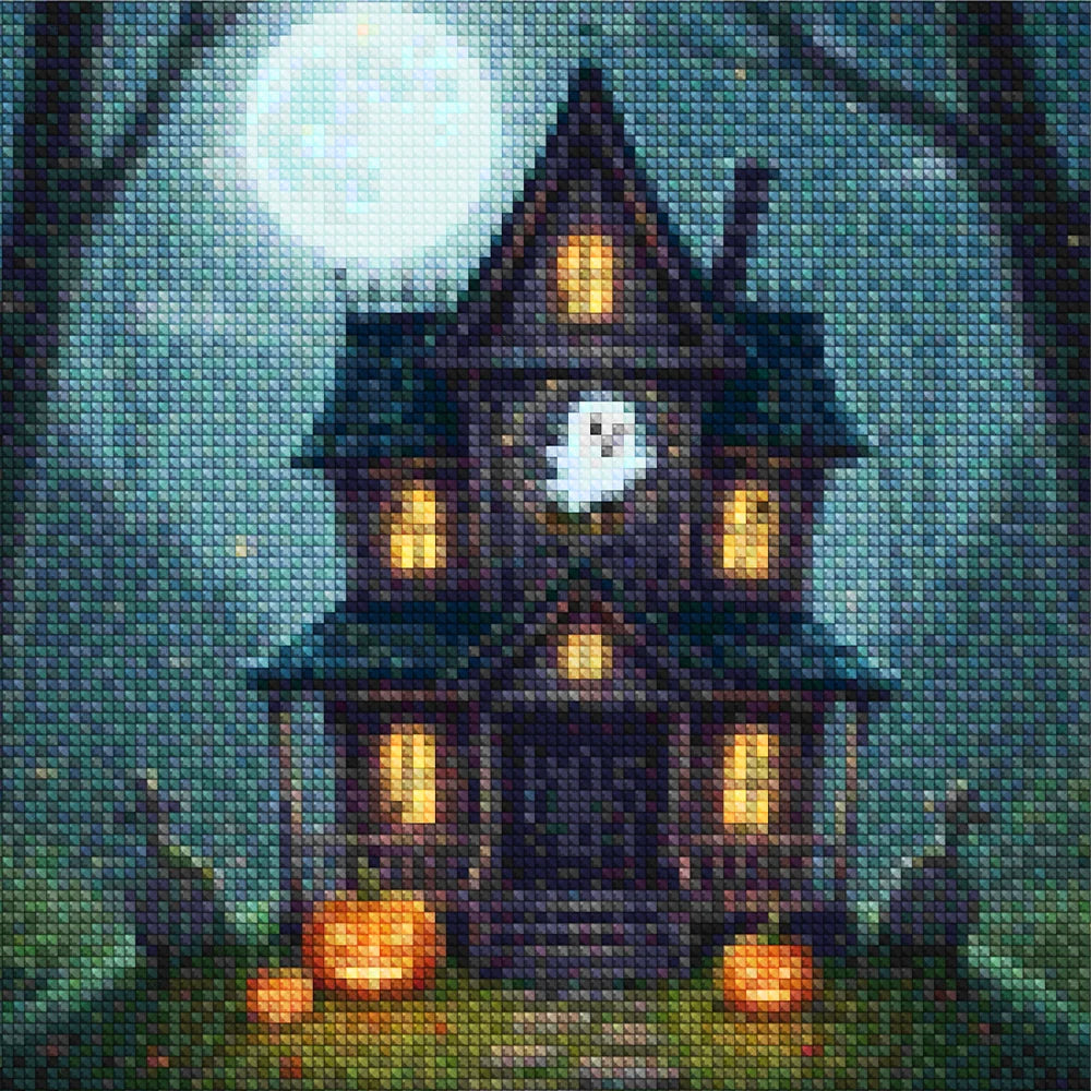 Mini Diamond Painting - Mini Spookhuis