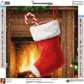 Mini Diamond Painting - Mini kous met zuurstok