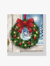 Mini Diamond Painting - Minikrans met rode strik