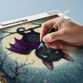 Mini Diamond Painting - Schattige vampiervleermuis