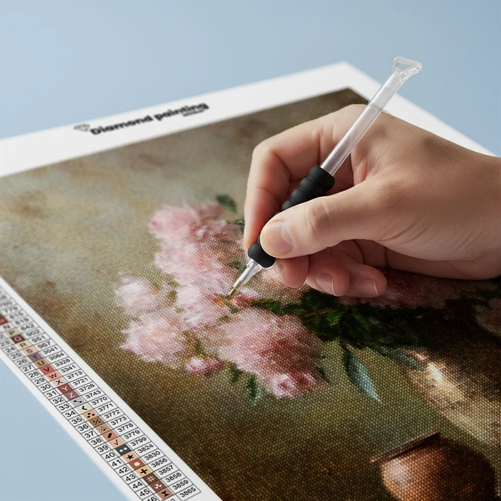 Diamond Painting - Brocante Pink Peonies