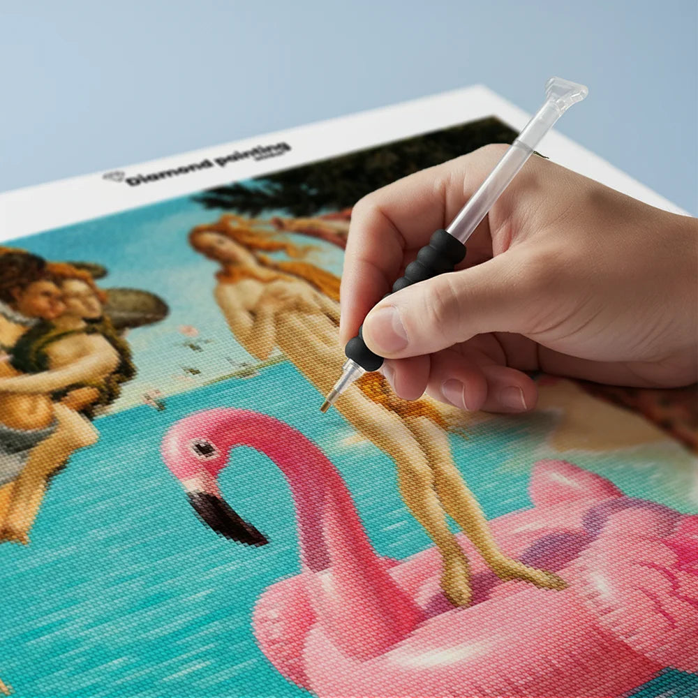 Diamond Painting - Venus op Flamingo