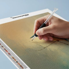 Diamond Painting - IJsvogel in de Mist