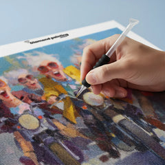 Diamond Painting - Gezellige dames aan het motorrijden