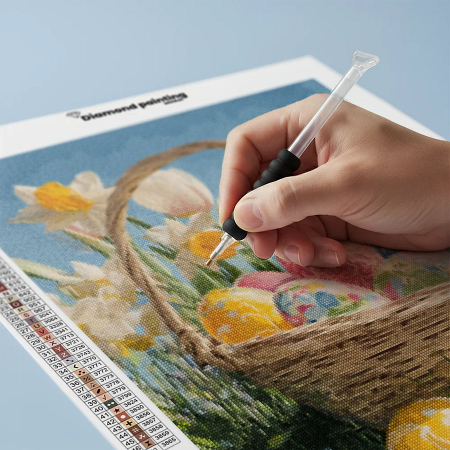 Diamond Painting - Mand vol Paasgeluk