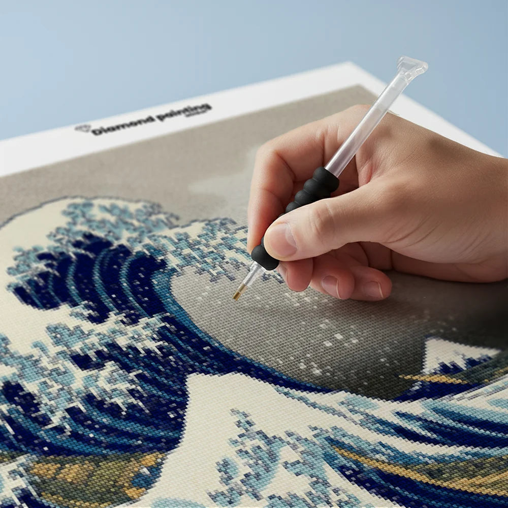 Diamond Painting - De grote golf van Kanagawa, Hokusai