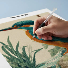 Diamond Painting - IJsvogel uit het Natuurhistorisch Kabinet