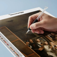 Diamond Painting - Las Meninas op hun telefoons