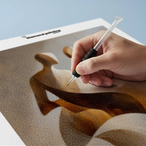 Diamond Painting - Stromend paar Abstract figuur