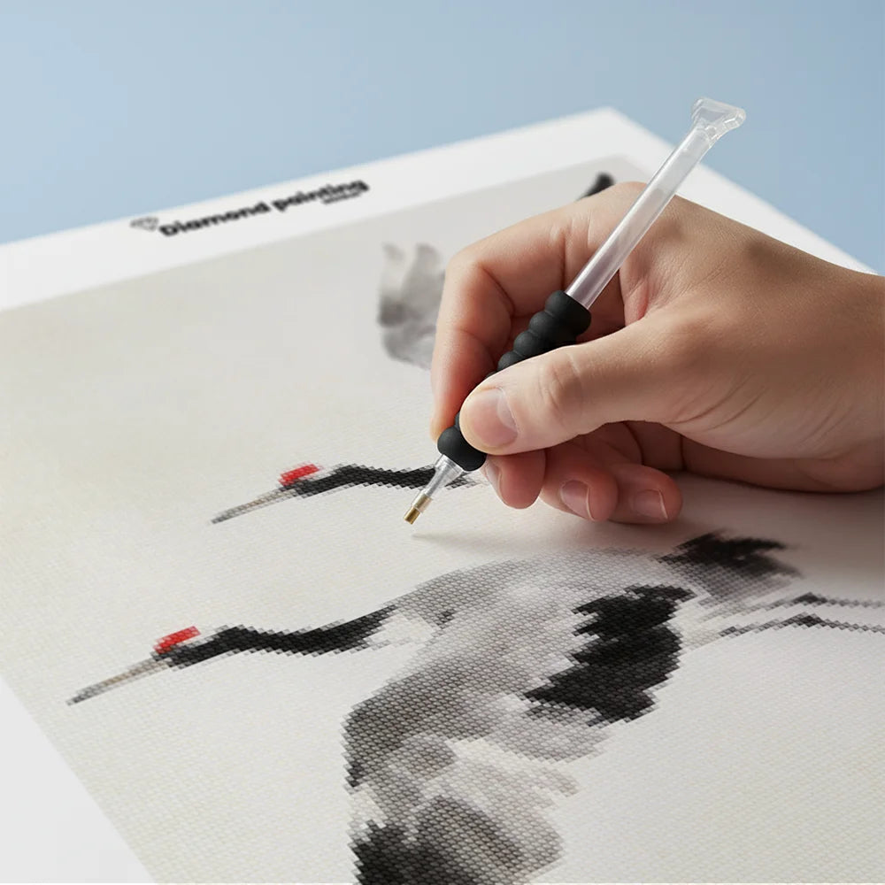 Diamond Painting - Zen Cranes I Warm, Chris Paschke