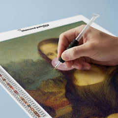 Diamond Painting - Mona Lisa met Bubblegum