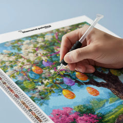 Diamond Painting - De Paasboom van de Lente