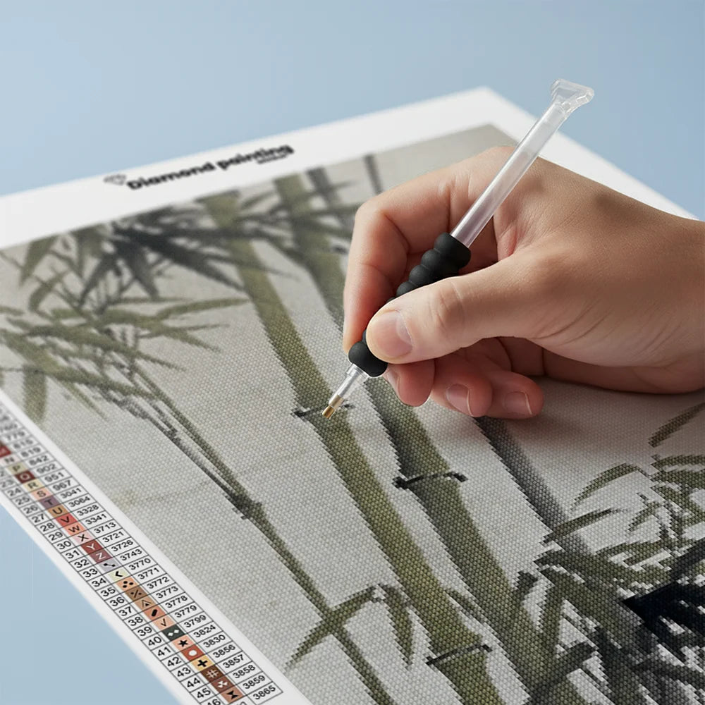 Diamond Painting - Bamboe in de wind