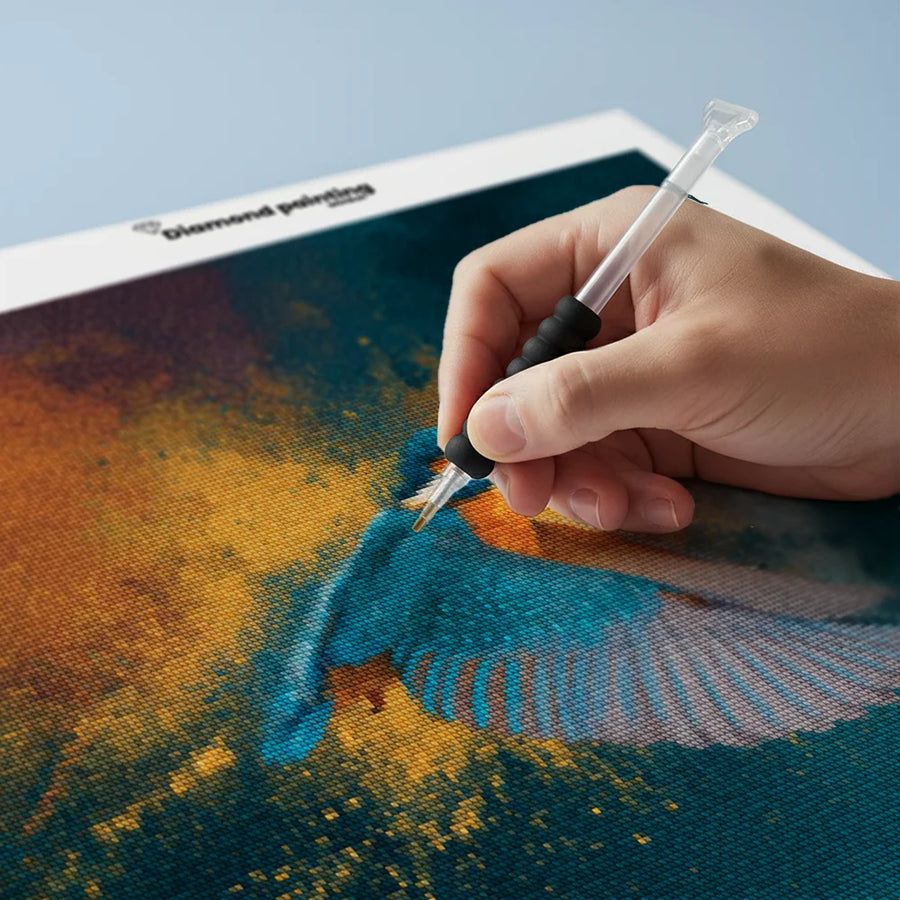 Diamond Painting - De IJsvogel_ Majesteus
