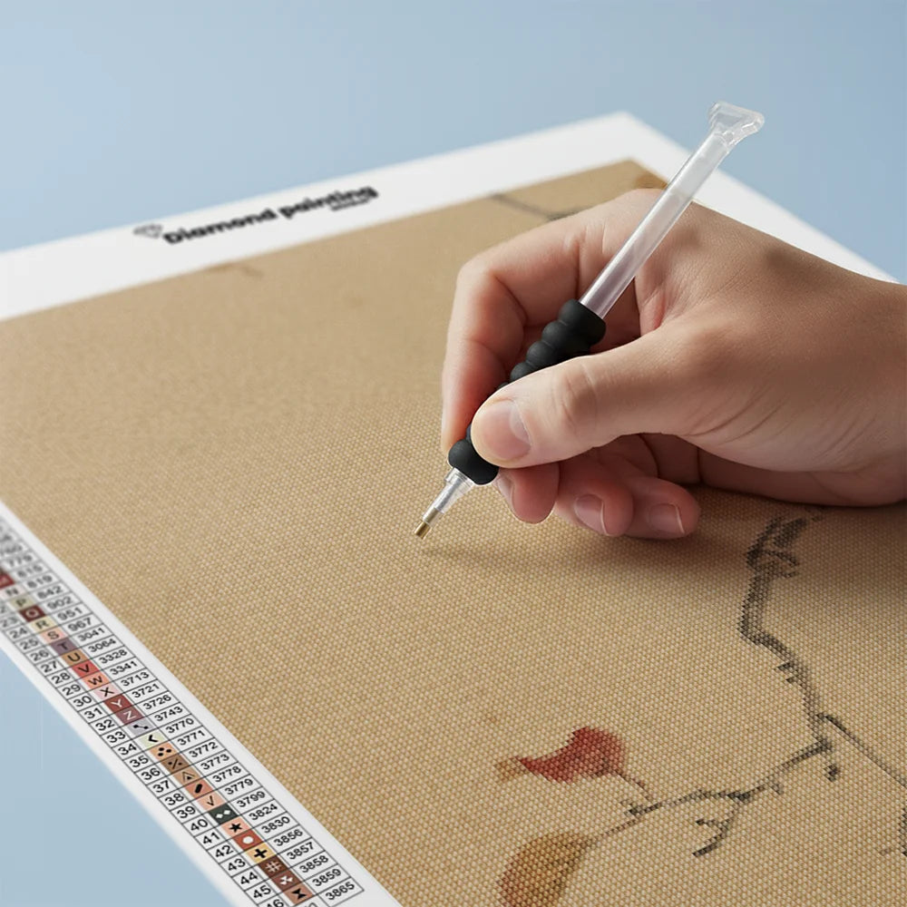 Diamond Painting - Vogel op een stille tak