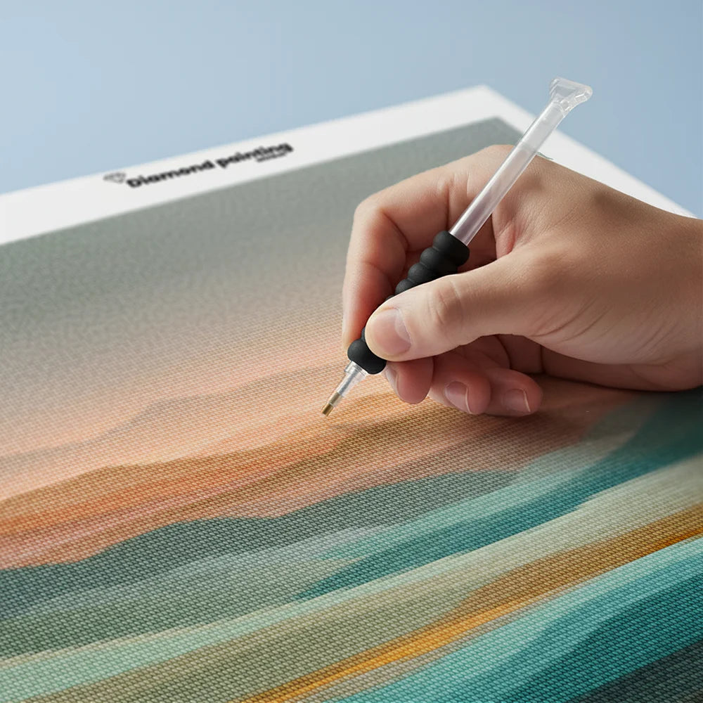 Diamond Painting - Abstract landschap