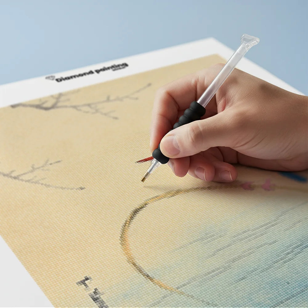 Diamond Painting - IJsvogel aan de oever