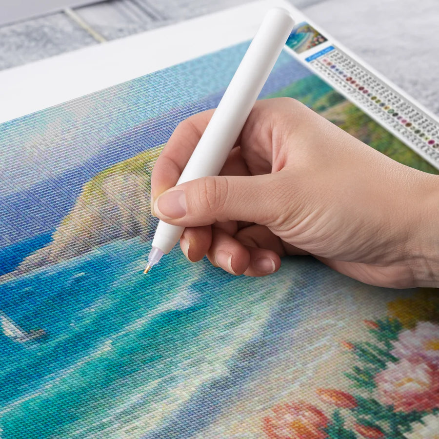 Diamond Painting - Bloeiende kust