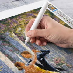Diamond Painting - Schemering lagune