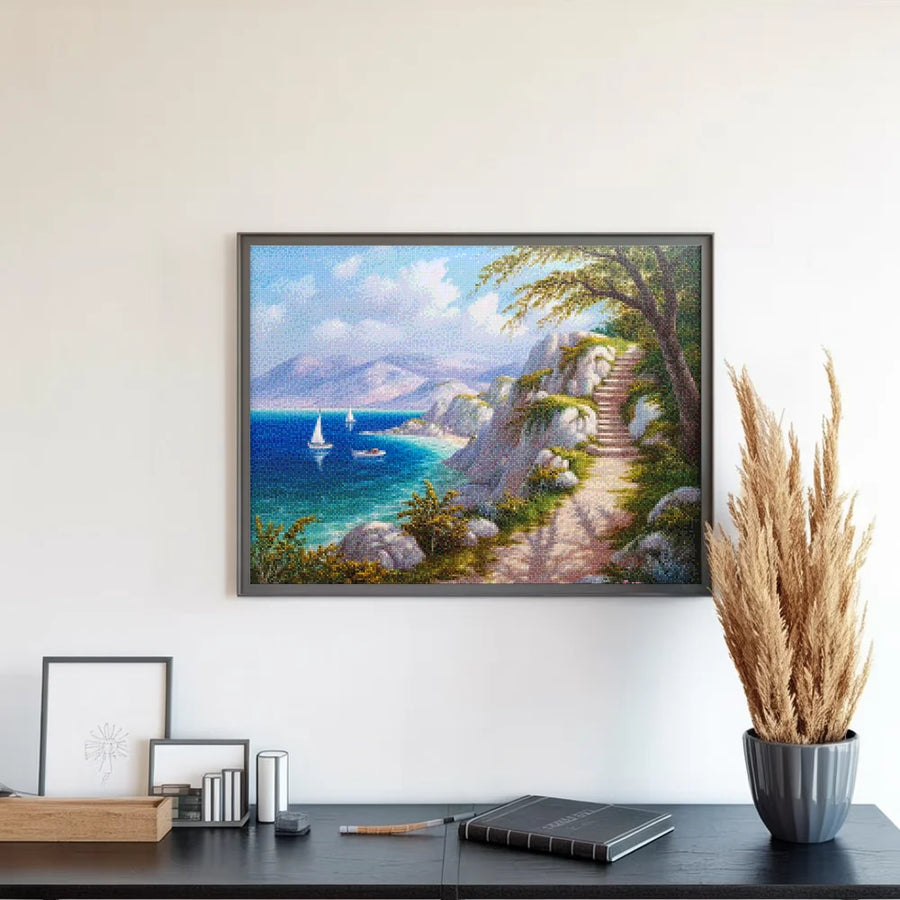 Diamond Painting - Eilandpad