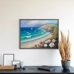 Diamond Painting - Bloeiende kust